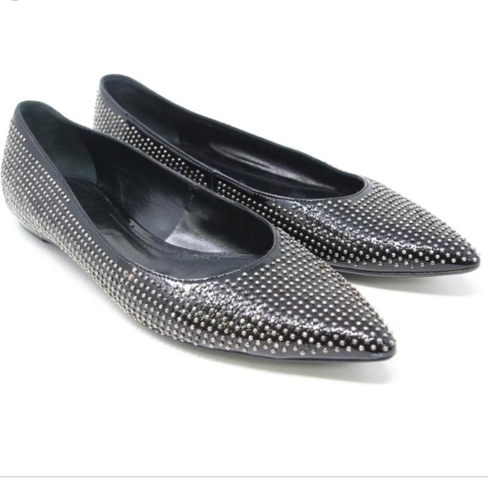 BURBERRY STUDDED FLATS